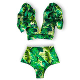 Ruffles Bandage Bikini Set