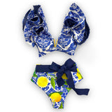 Ruffles Bandage Bikini Set