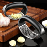 STAINLESS STEEL GARLIC MASHER