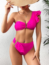 Ruffles Bandage Bikini Set