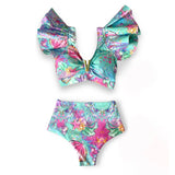 Ruffles Bandage Bikini Set