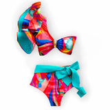 Ruffles Bandage Bikini Set
