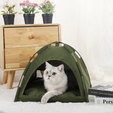 WINTER CLAMSHELL KITTEN TENTS CAT