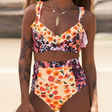 Ruffles Bandage Bikini Set