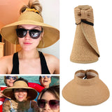 Wide Brim Straw Summer Hat