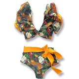 Ruffles Bandage Bikini Set