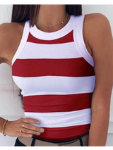 Summer Basic Elastic Tank Top