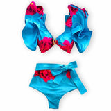 Ruffles Bandage Bikini Set