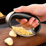 STAINLESS STEEL GARLIC MASHER