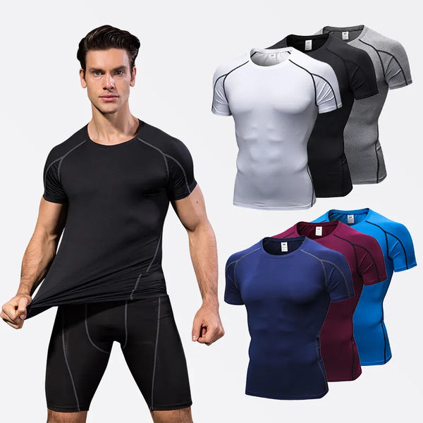 Elastic Men's Sport Running Shirt